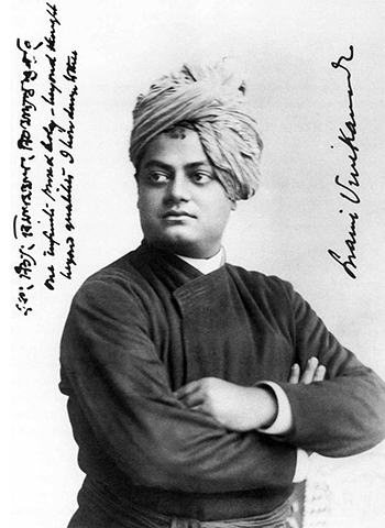 Swami Vivekananda. first Indian yoga master to visit the West.